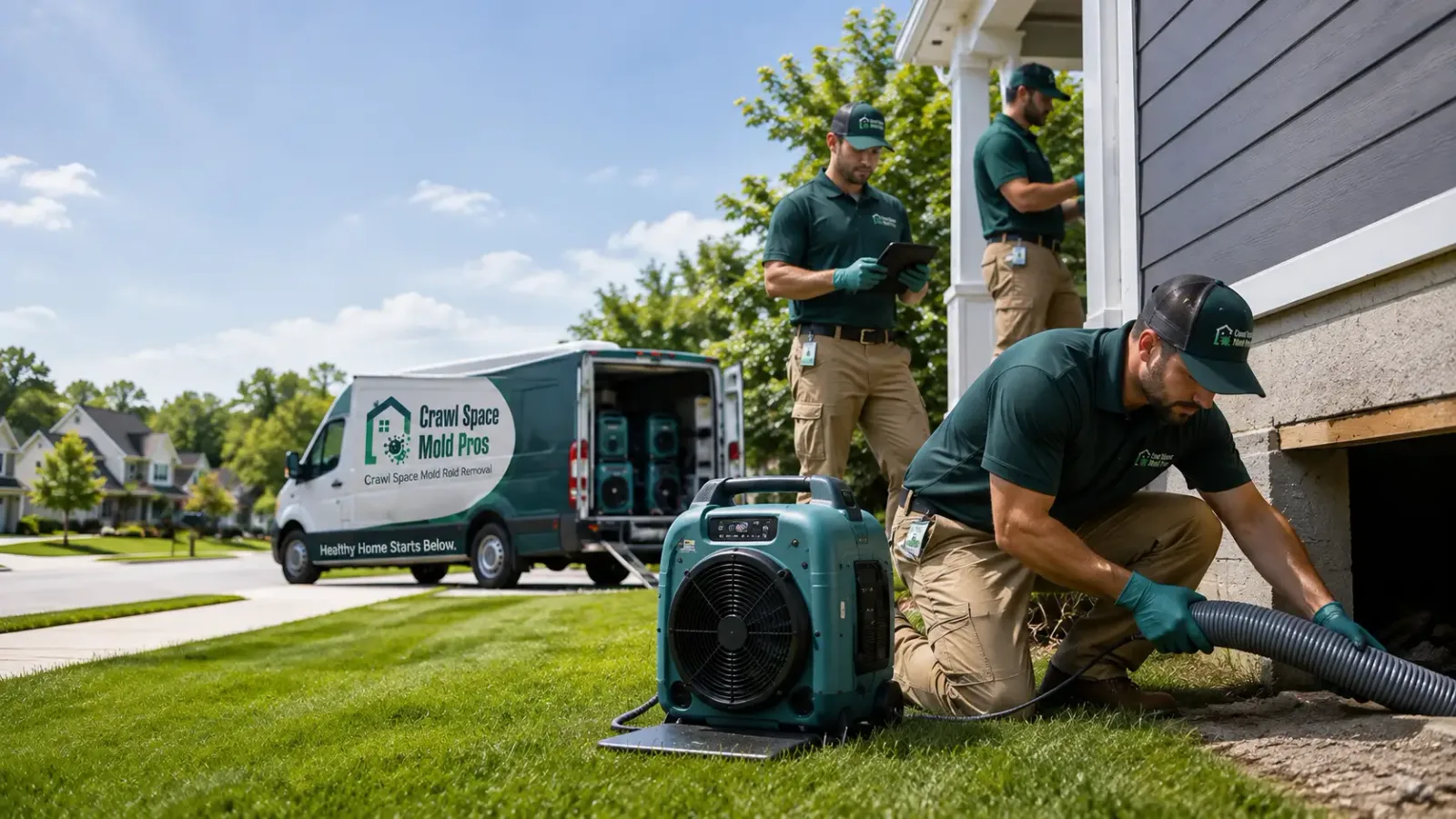 Crawl Space Mold Removal in Garrison, MN